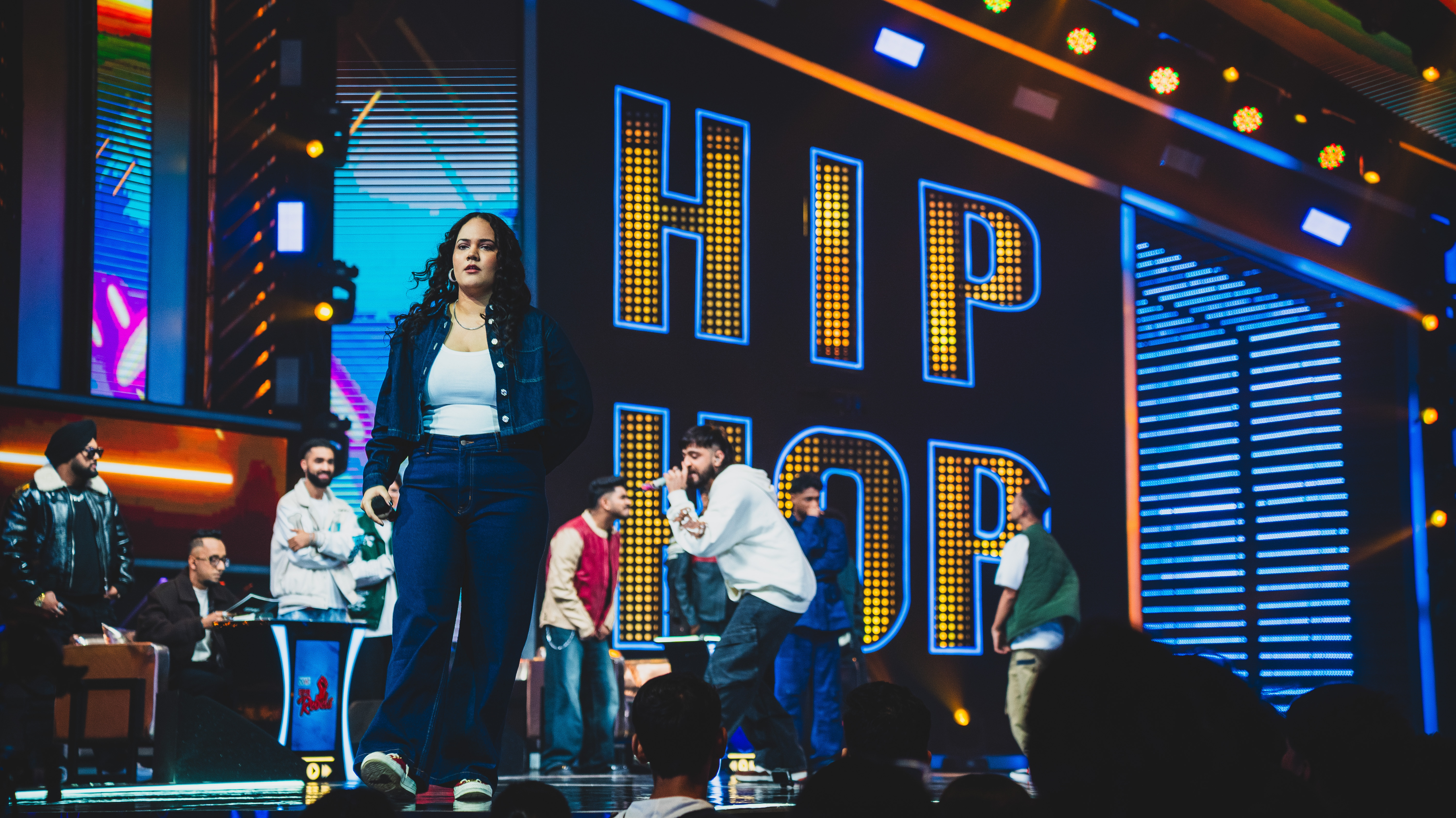 PHO on stage at MTV Hustle